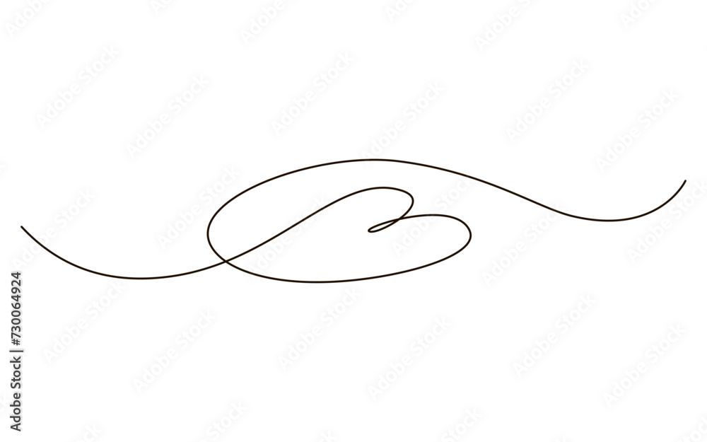 Heart continuous one line symbol drawing. Love romantic icon in simple linear doodle style vector illustration with editable stroke. Design for wedding festive card Heart continuous one line symbol drawing. Love romantic icon in simple linear doodle style vector illustration with editable stroke. Design for wedding festive card
