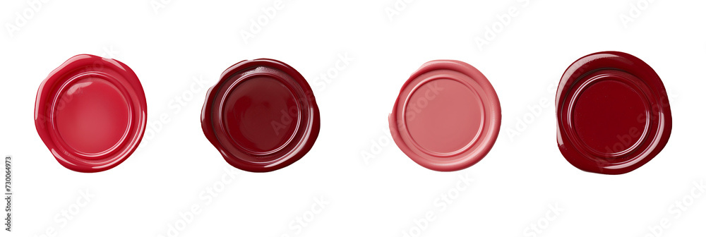 Set of wax seal stamp for envelope or card, wedding invitation, honey moon, bridal shower, bachelorette, Christmas palette, luxurious invite, solid red colors Set of wax seal stamp for envelope or card, wedding invitation, honey moon, bridal shower, bachelorette, Christmas palette, luxurious invite, solid red colors