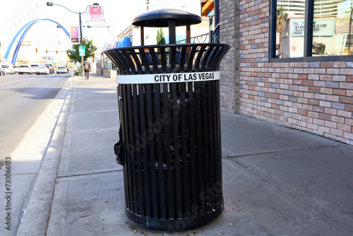 Las Vegas, Nevada: City of Las Vegas public waste bin