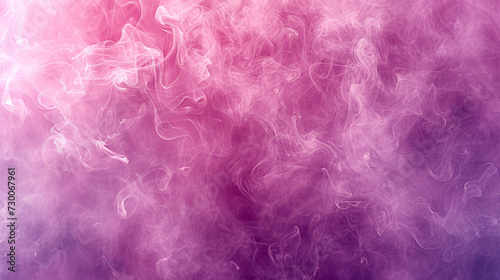 Purple smoke on pink color abstract watercolor background. 