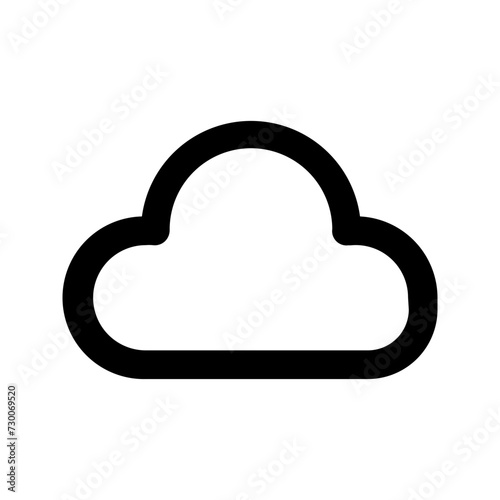 cloud line icon