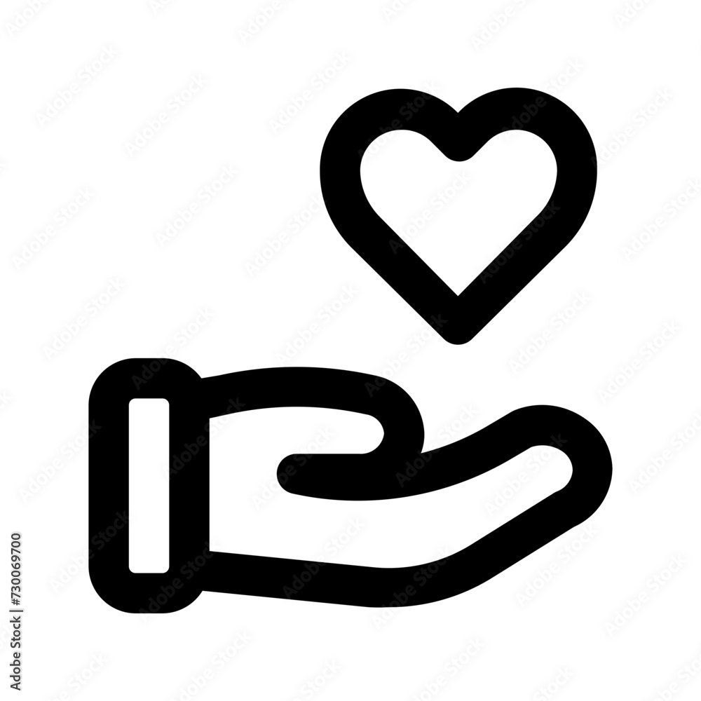 give love line icon give love line icon