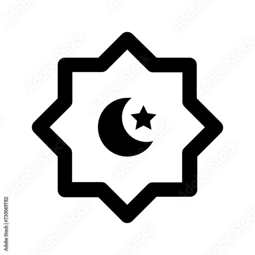 islam line icon