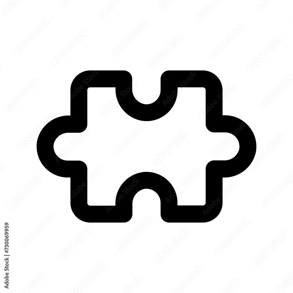 puzzle line icon puzzle line icon