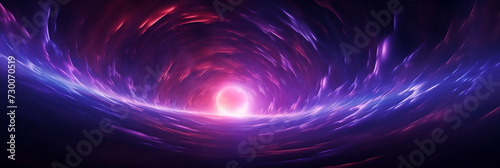 3d render. Abstract neon blackhole space nebular background. Black hole at the center of the vortex. Particles leave luminous traces. Fantastic wallpaper	
