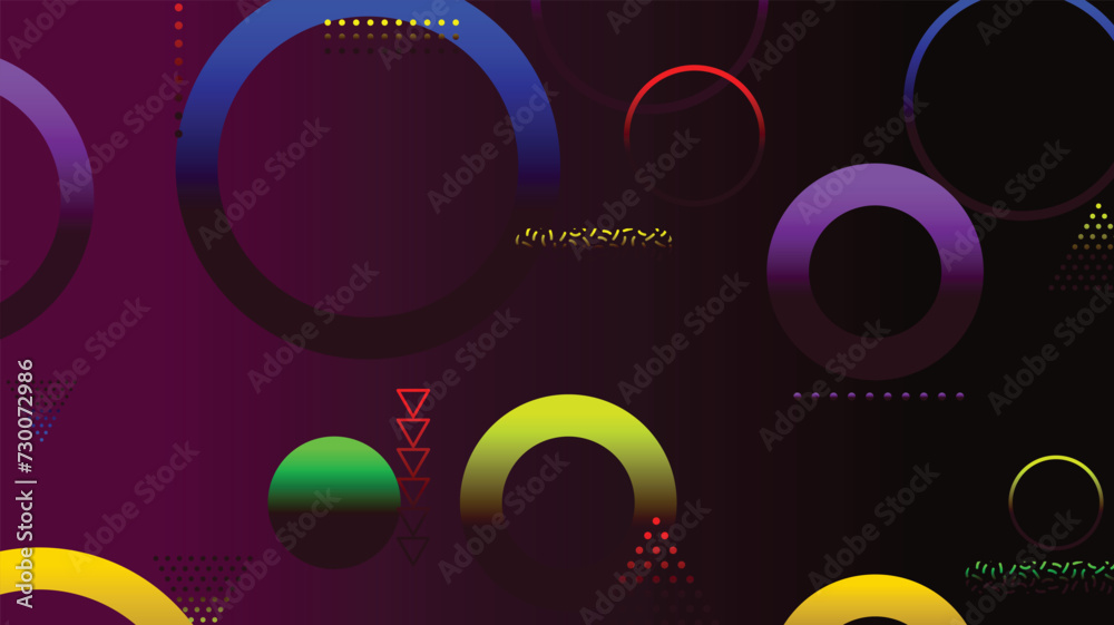 Abstract minimal gradient geometric circle background Abstract minimal gradient geometric circle background