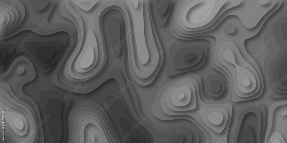 3D Stylized topographic contour map. Geography scheme and terrain. Topography grid map. Contour map background. Geographic line mountain relief. Abstract lines or wavy backdrop background.