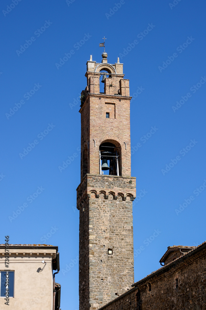 Palazzo dei Priori in Hilltop town of Montalcino,Tuscany,Italy