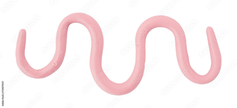 Pink plasticine isolated on transparent background. Pink plasticine isolated on transparent background.