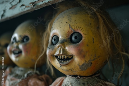 Scary looking dolls