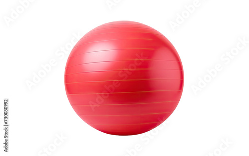 Yoga ball PNG. Red yoga ball PNG.