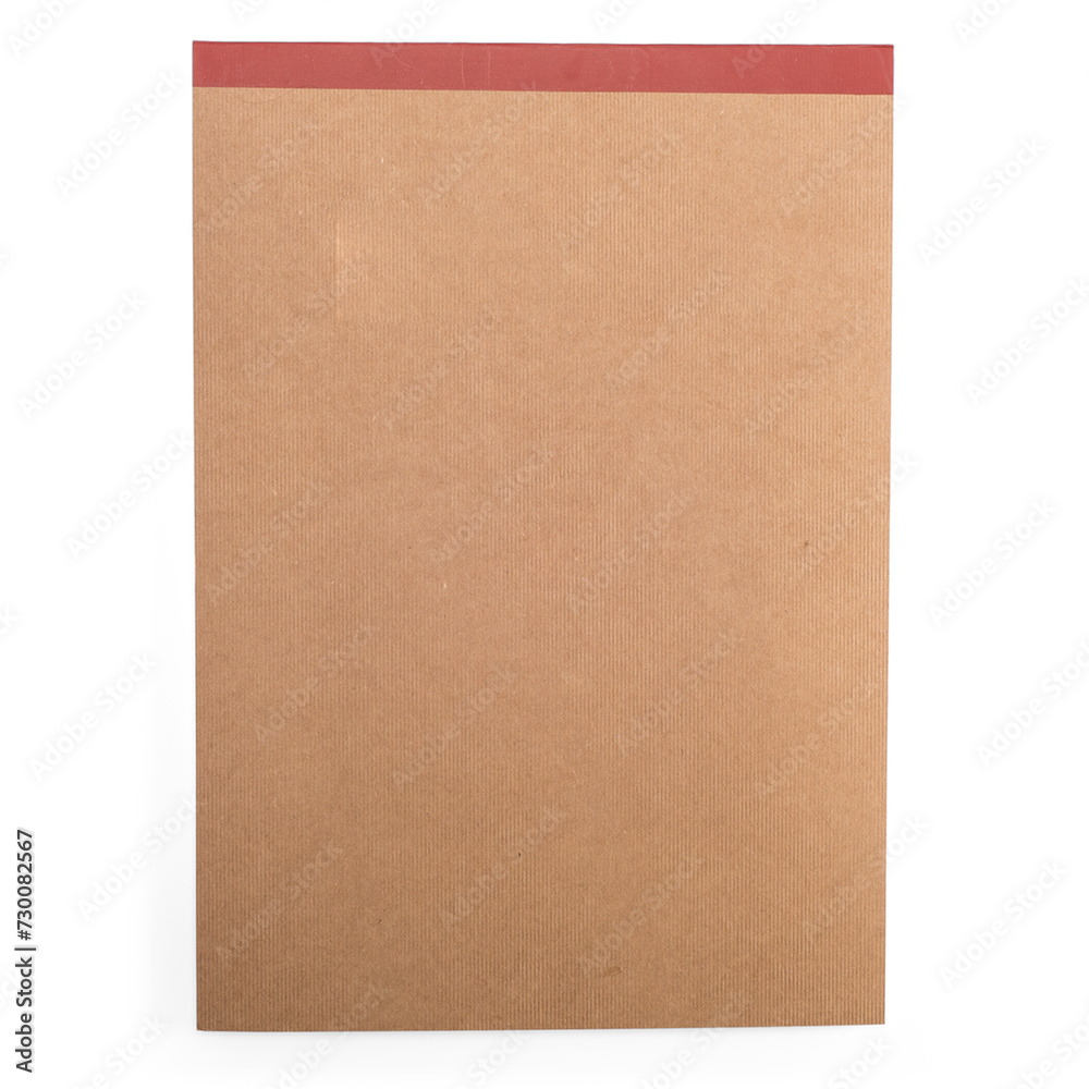 Realistic jotter pad isolated on transparent background.fit element for scenes project.