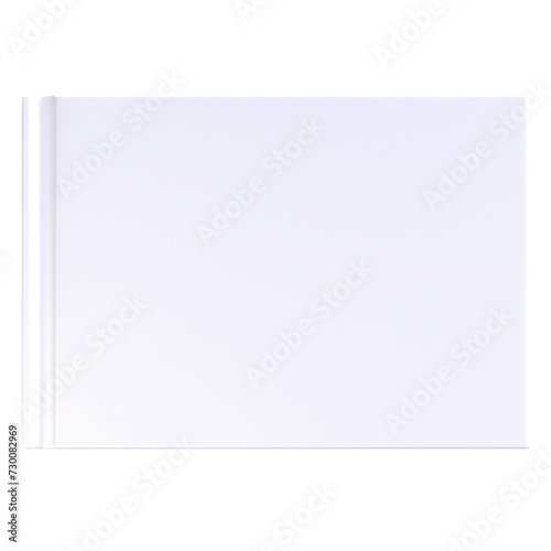 Realistic litte book isolated on transparent background.fit element for scenes project. © abakfarell