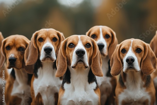 Pack Of Beagles: Exploring The Fascinating Nature Of A Beagle Group
