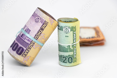 Bangladesh bank taka paper note currency