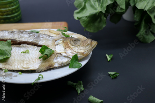 Dried fish seafood photo