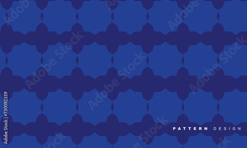 pattern blue with creative shape line on blue 