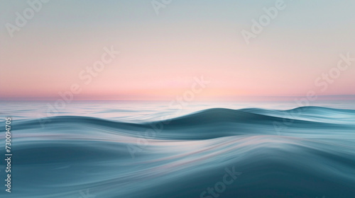 Subtle gradients interweaving effortlessly  painting a seamless wave of color in a calm and minimalist scene