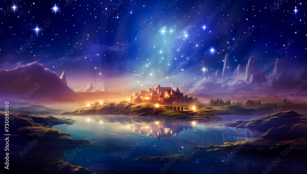 Starry Enclave A Mansion of Dreams