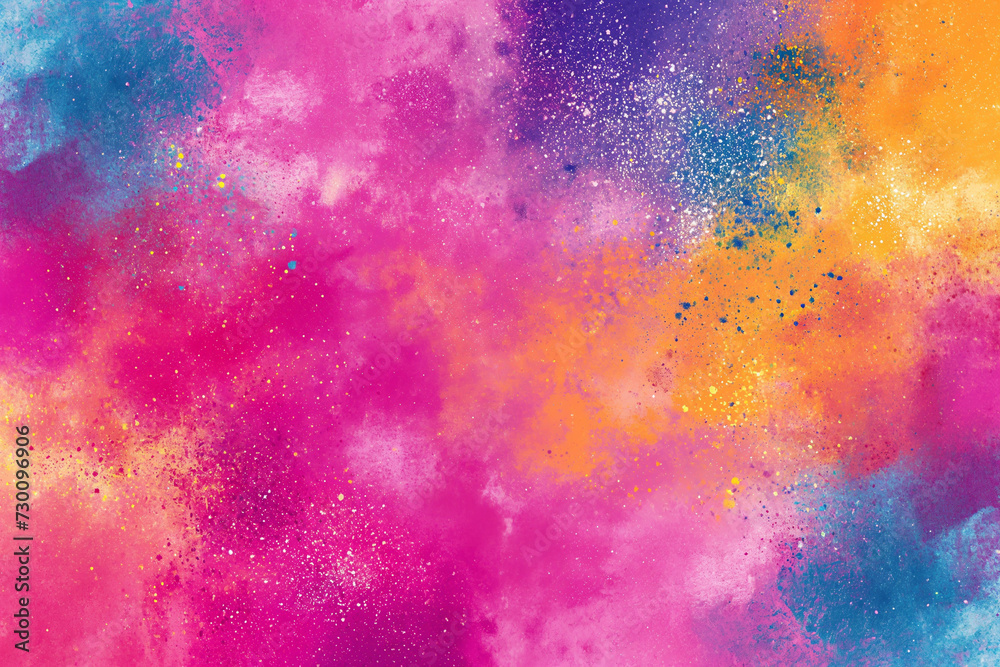 abstract background with paint, holi. Powder coatings