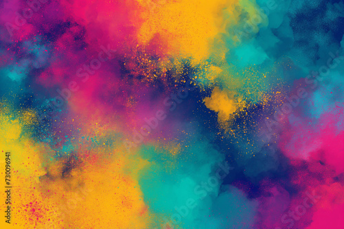 abstract background with paint, holi. Powder coatings