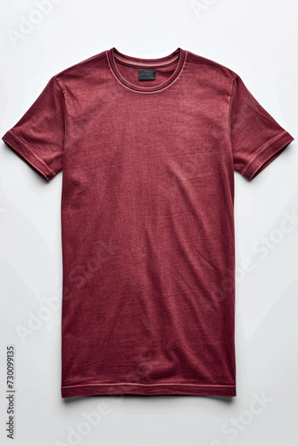 Red T Shirt Professional Flat Lay Mockup for Logo Branding on Male and Female T shirts