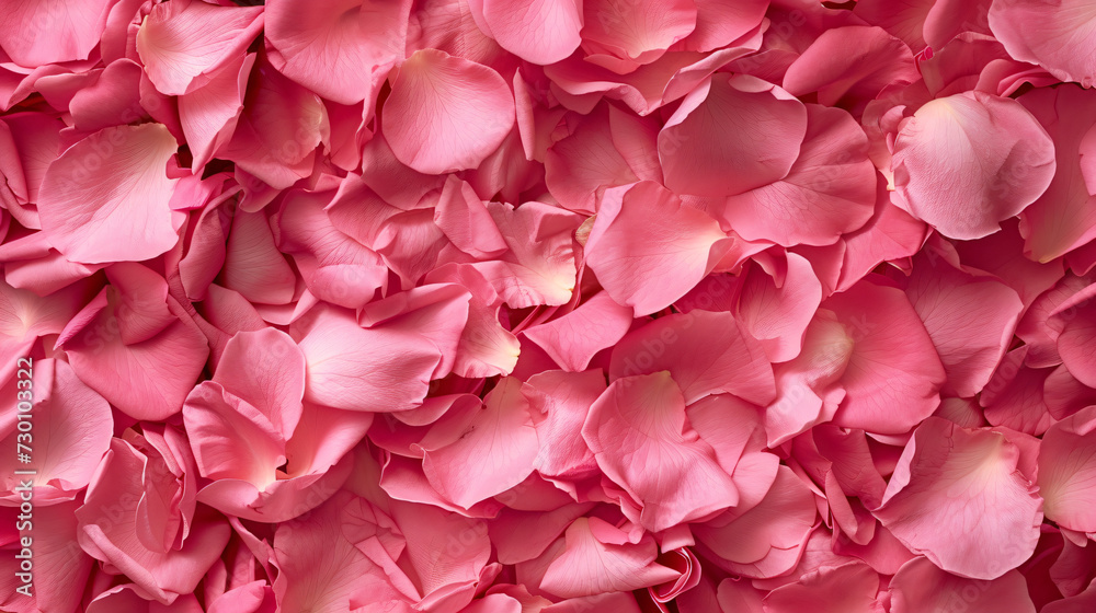 Background of pink rose petals