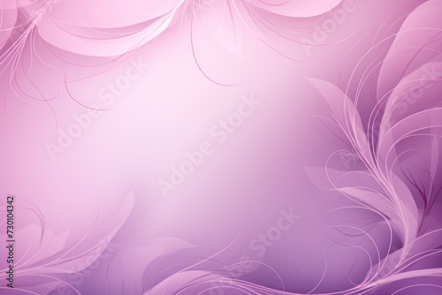 darkorchid soft pastel gradient modern background with a thin barely noticeable floral ornament © Celina
