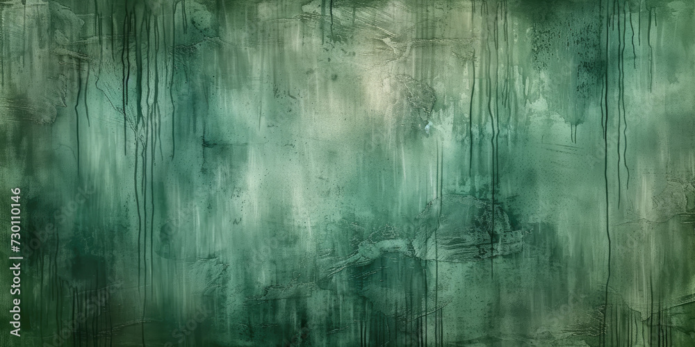 Obraz premium green wall textures grunge background,distressed old green textured vintage wall dirty pattern backdrop.