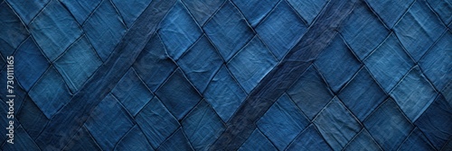 Blue square checkered carpet texture