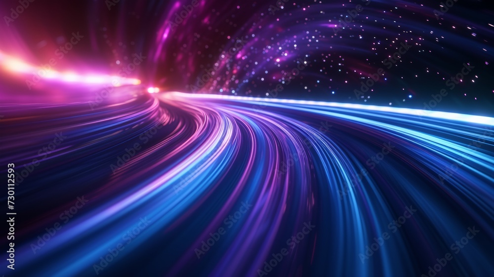 Business concept - high speed abstract MRT track of motion light for background Business concept - high speed abstract MRT track of motion light for background