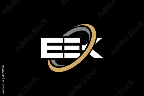 EEK creative letter logo design vector icon illustration photo