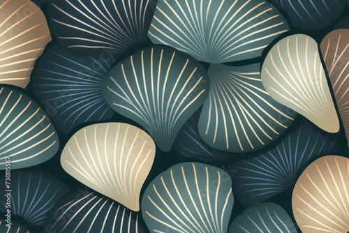 darkslateblue, seashell, olive gradient soft pastel line pattern vector illustration