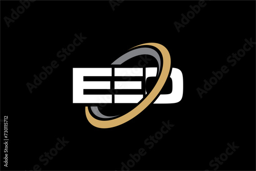 EEO creative letter logo design vector icon illustration photo