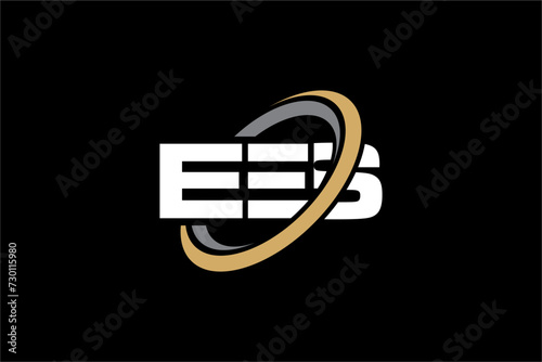 EES creative letter logo design vector icon illustration