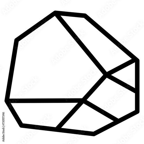 stone icon, rock icon	
