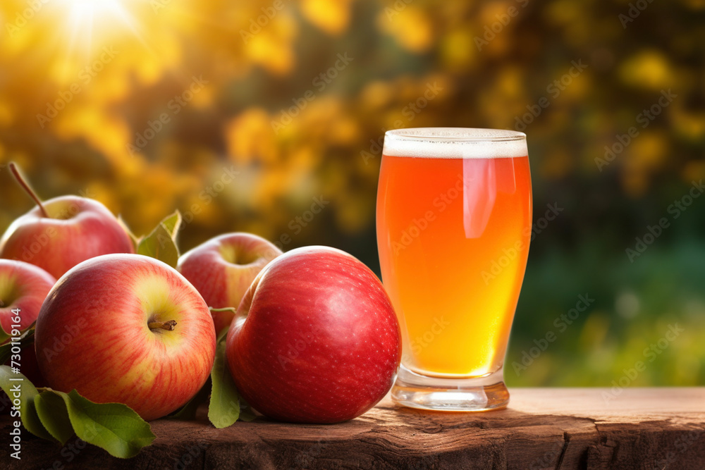 Apple and apple juice, fruit, drink and food, beverage, juicy and drinking Apple and apple juice, fruit, drink and food, beverage, juicy and drinking