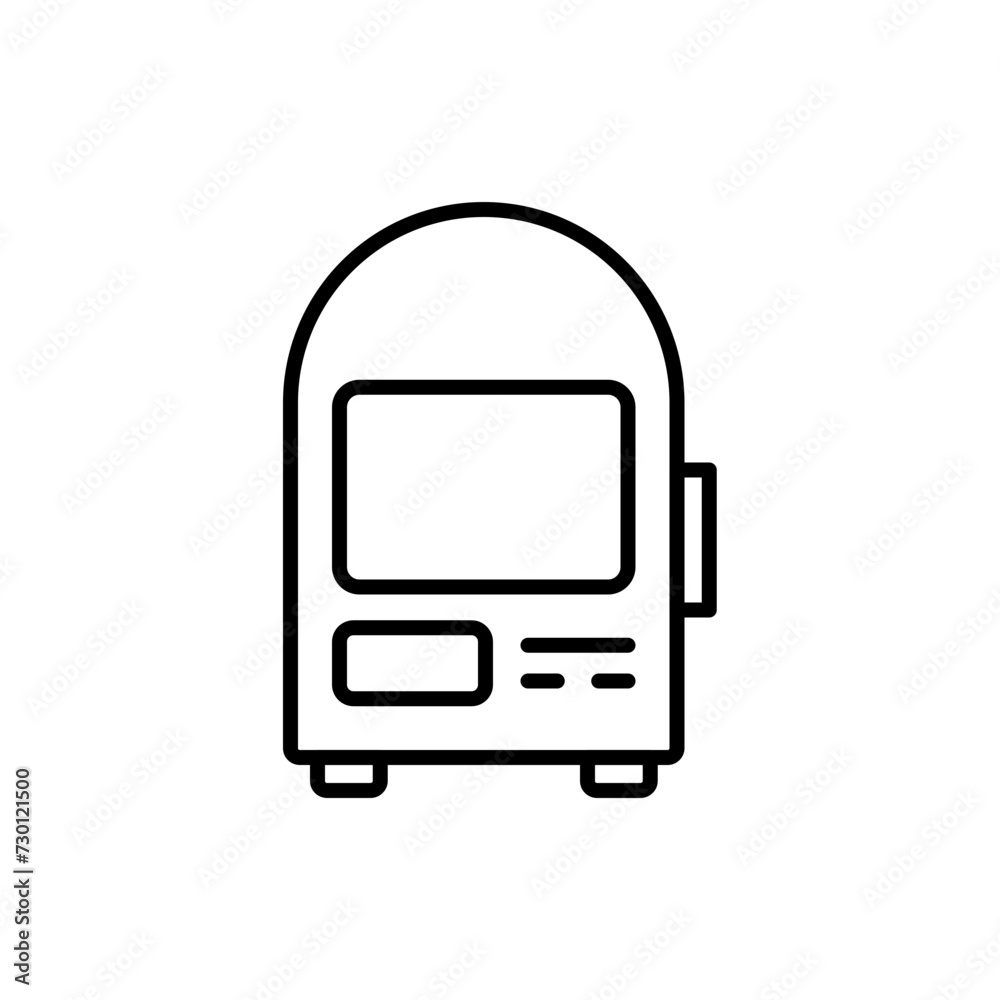 Vending machine outline icons, minimalist vector illustration ,simple transparent graphic element .Isolated on white background Vending machine outline icons, minimalist vector illustration ,simple transparent graphic element .Isolated on white background
