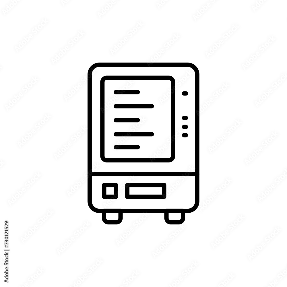Vending machine outline icons, minimalist vector illustration ,simple transparent graphic element .Isolated on white background Vending machine outline icons, minimalist vector illustration ,simple transparent graphic element .Isolated on white background