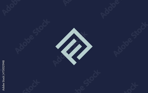 letter mf with square logo icon design vector design template inspiration photo