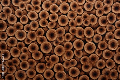 Brown paterned carpet texture