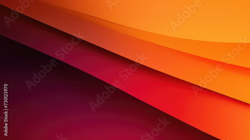 Abstract orange and red origami background. .