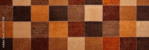 Brown square checkered carpet texture