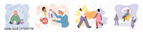 Social relationship vector illustration. Human relationships shape our identity and contribute to personal growth Solidarity among community members creates sense unity and belonging Respect
