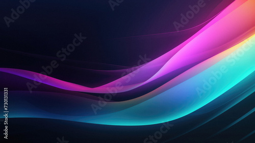 Abstract background with smooth lines in purple, blue and pink colors.