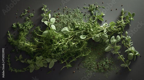 Thyme as a stylish ingredient in modern cuisine.