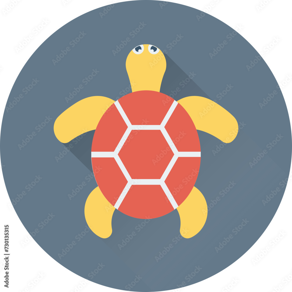 Fototapeta premium Tortoise Vector Icon