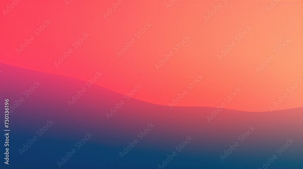 Abstract background of beautiful sunset with orange and blue colors. soft focus.