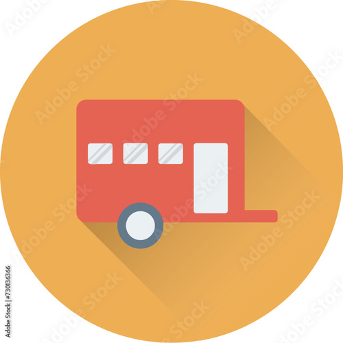Caravan Vector Icon