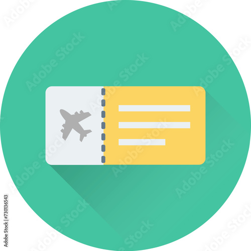 Air Ticket Vector Icon